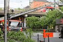 Baum umgestuerzt Koeln U Bahn Hansaring P11